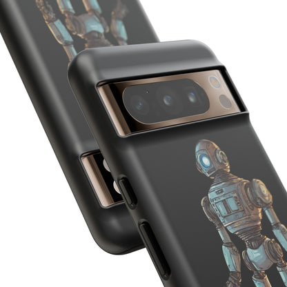 Space Art Robot Pixel Cases Tough Google Pixel Mobile Cases