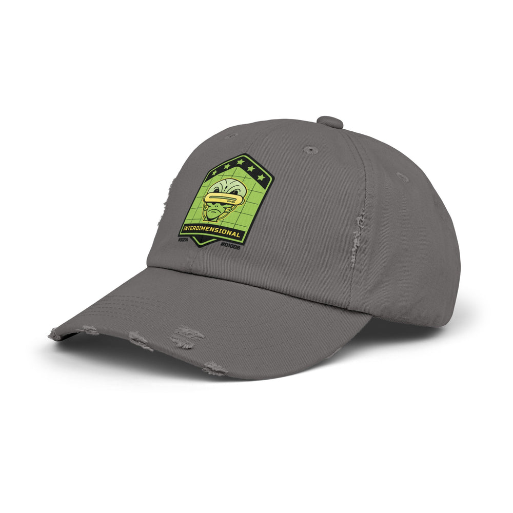 Interdimensional Alien Cap - Unisex Sci-Fi Distressed Hat