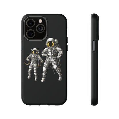 Astronauts Floating Tough iPhone Mobile Cases-welovescifi