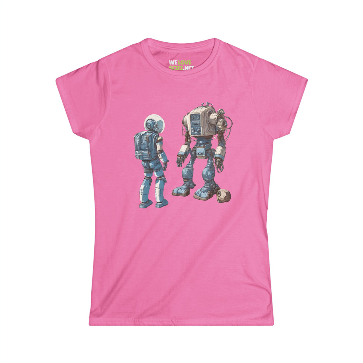 Copy of Space Player Cat SciFi Woman's Tee-welovescifi.net