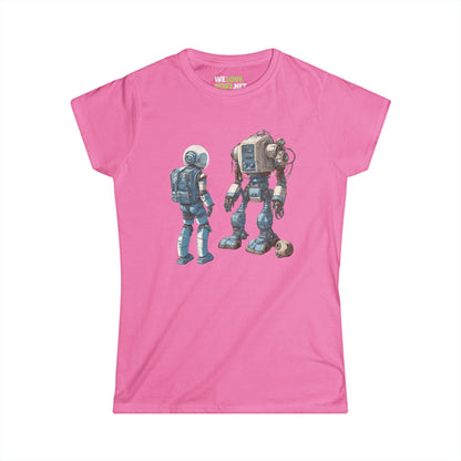 Copy of Space Player Cat SciFi Woman's Tee-welovescifi.net