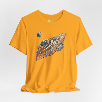 spaceship sci-fi t-shirt-Spaceship 76 Sci-Fi T-Shirt