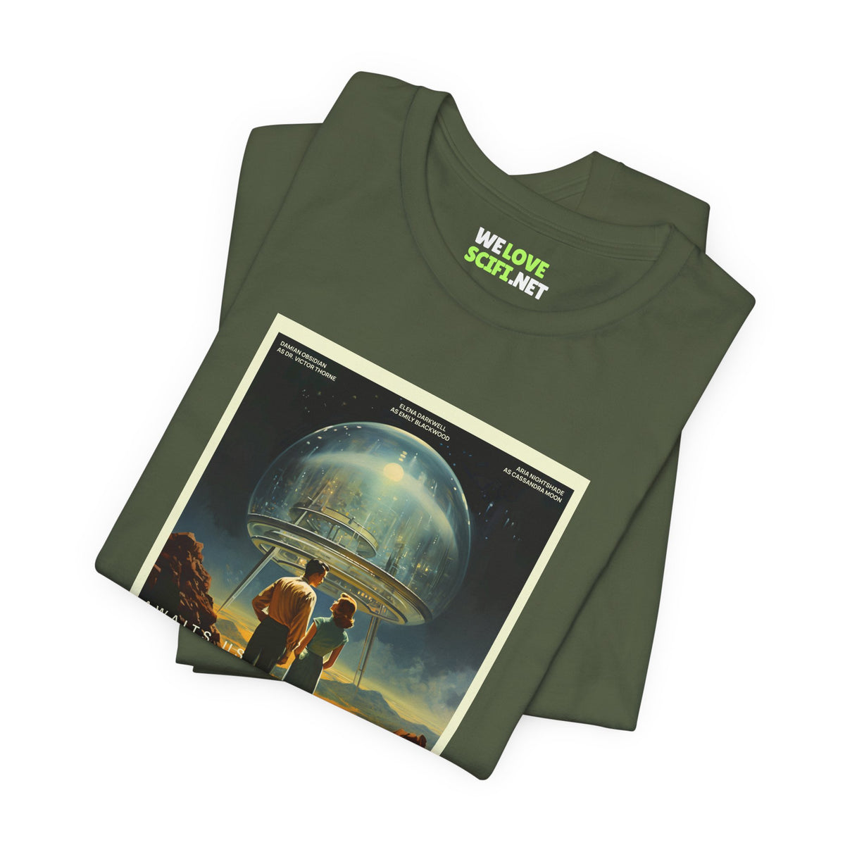 Future Enigma Retro SciFi T-Shirt-welovescifi.net