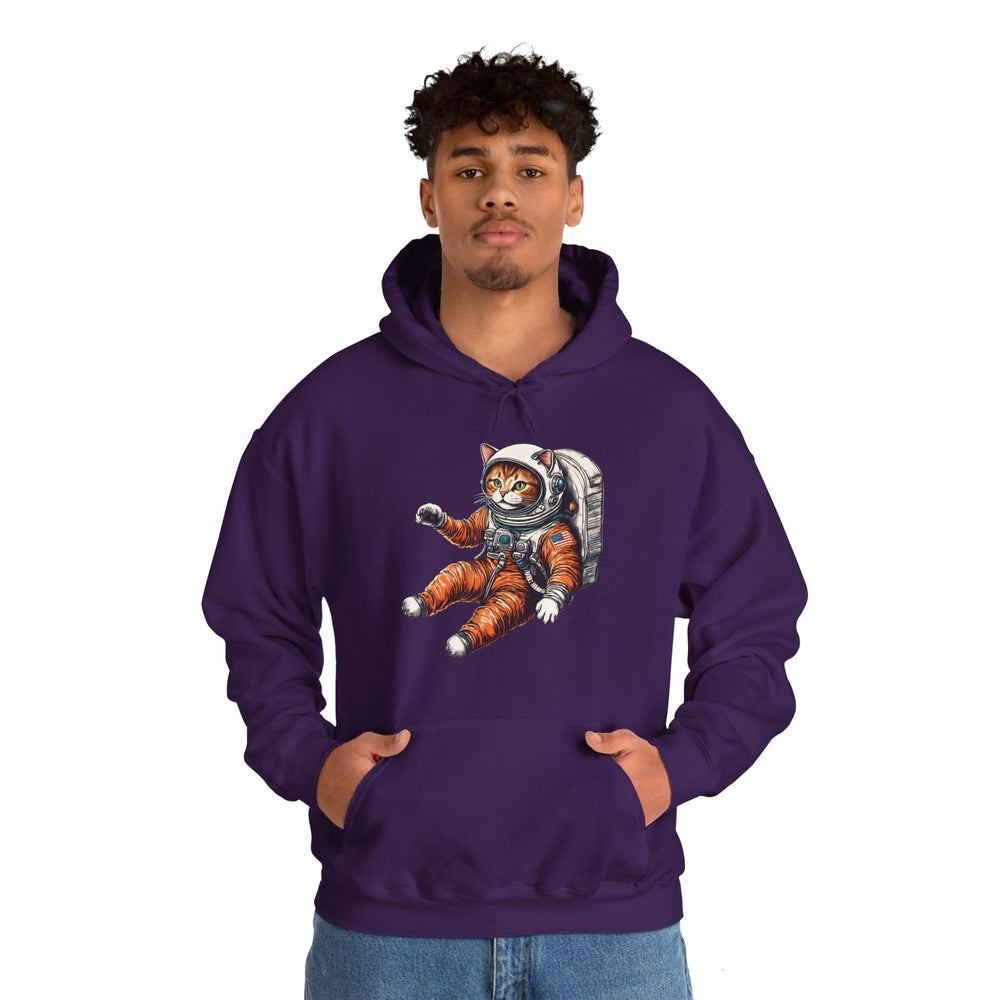 Redhead Spacecat Astronaut Hoodie - Cool Sci-Fi Sweatshirt