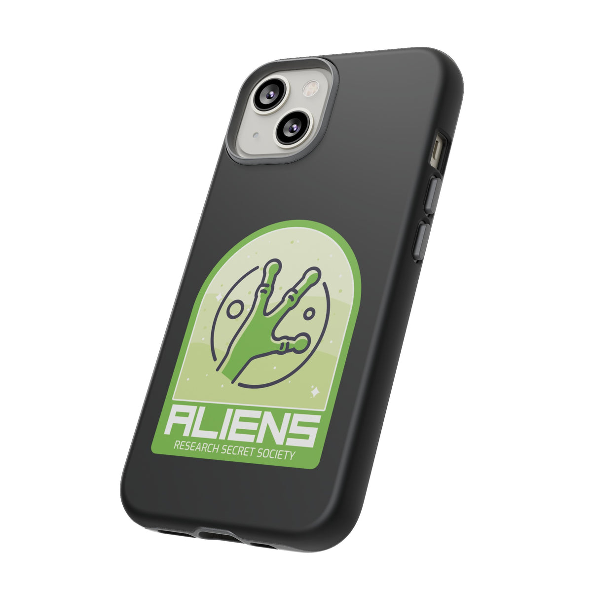 Aliens Research Secret Society UFO Sci-Fi iPhone Mobile Case