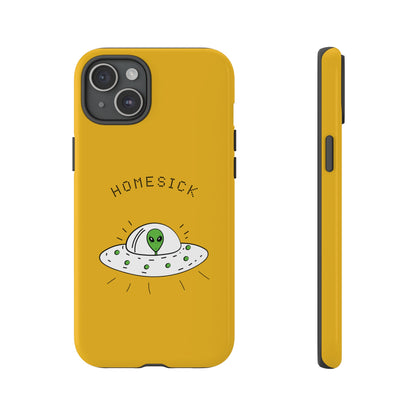 Funny UFO iPhone Cases Homesick Sci-Fi Tough Mobile Covers