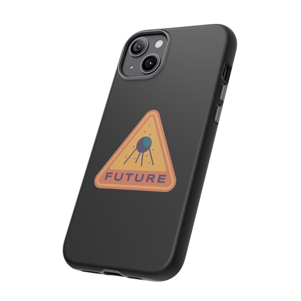 Future Retro Sign SciFi Tough iPhone Mobile Case-welovescifi