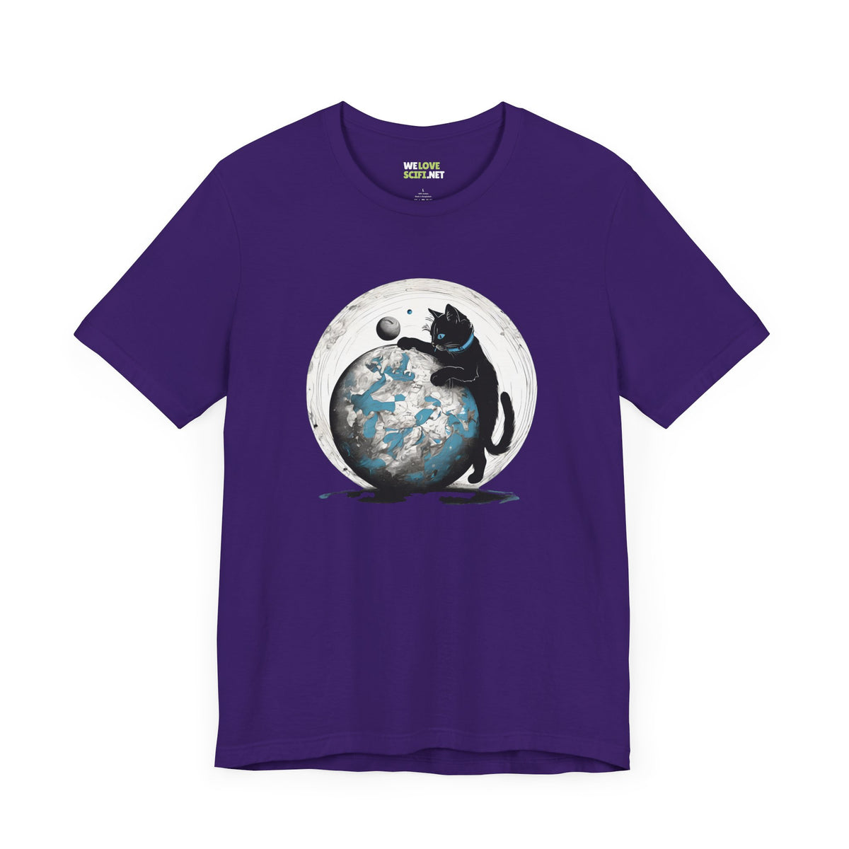 Space Player Cat Sci-Fi T-Shirt | WeLoveSciFi