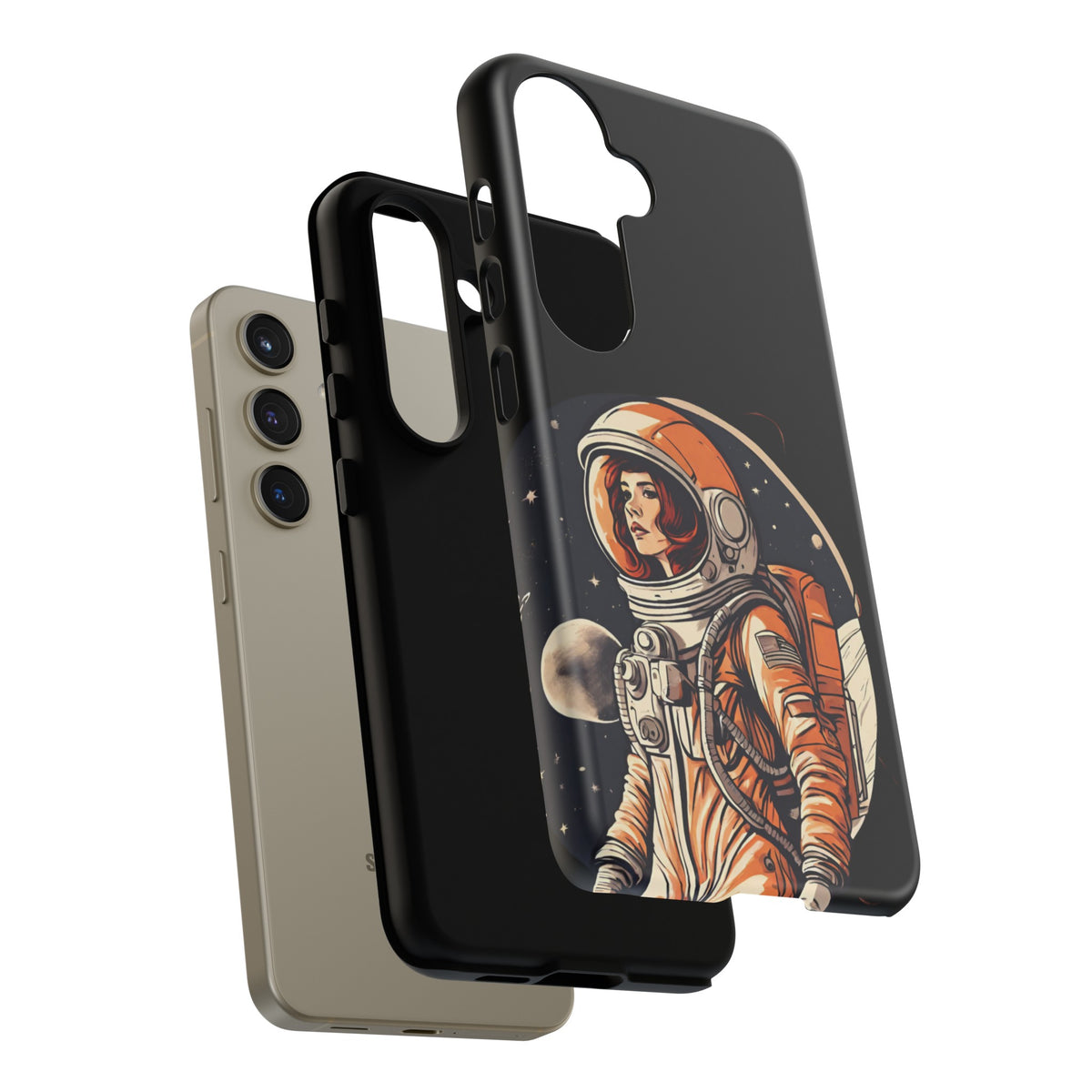 Spacegirl Astronaut Samsung Galaxy Cases