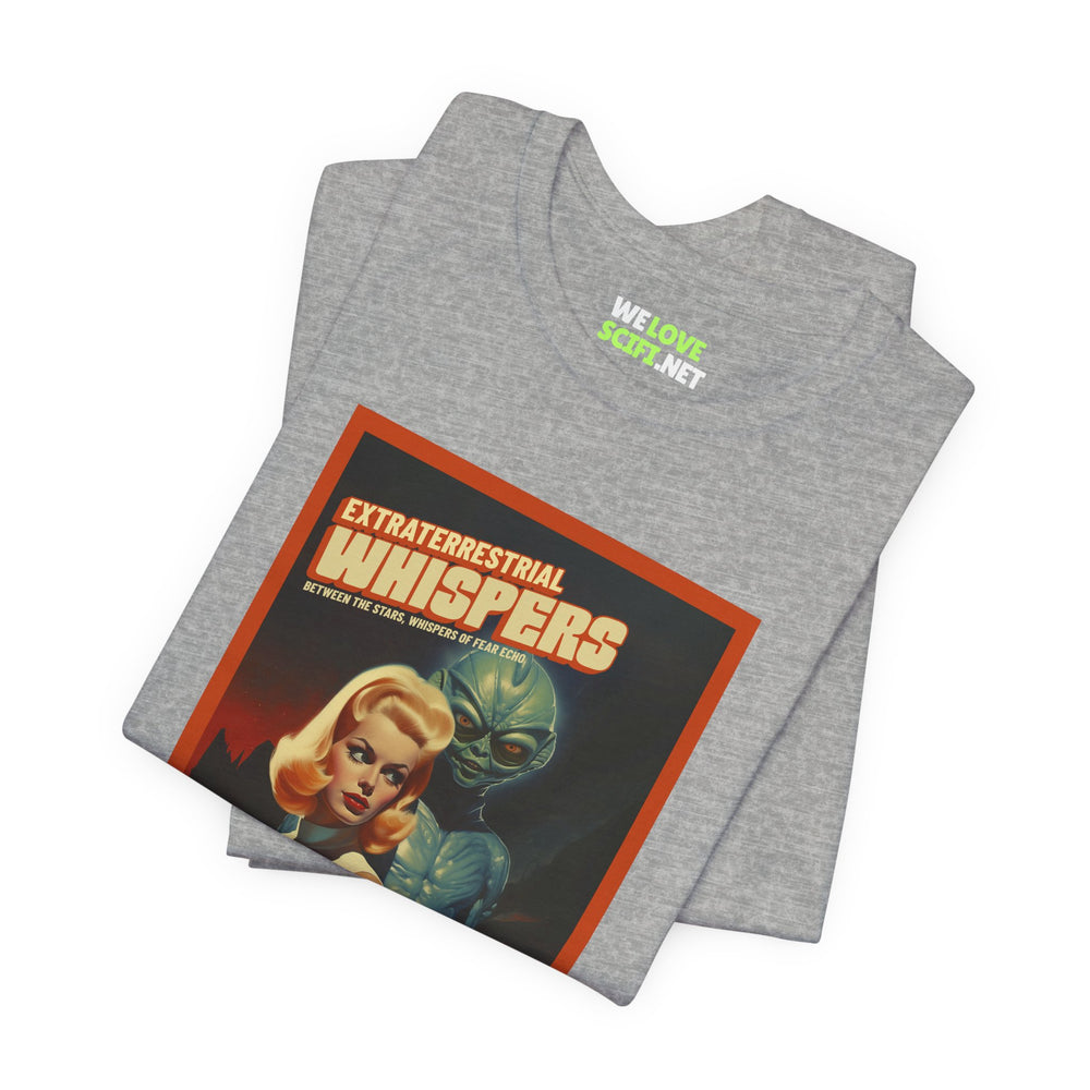 Extraterrestrial Whispers Retro Sci-Fi T-Shirt-welovescifi