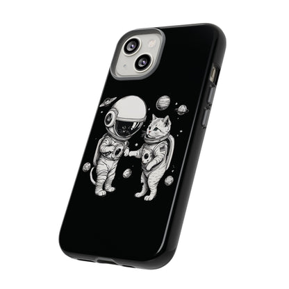 Space Kitties iPhone Cases Astronaut Cat Tough Mobile Cover