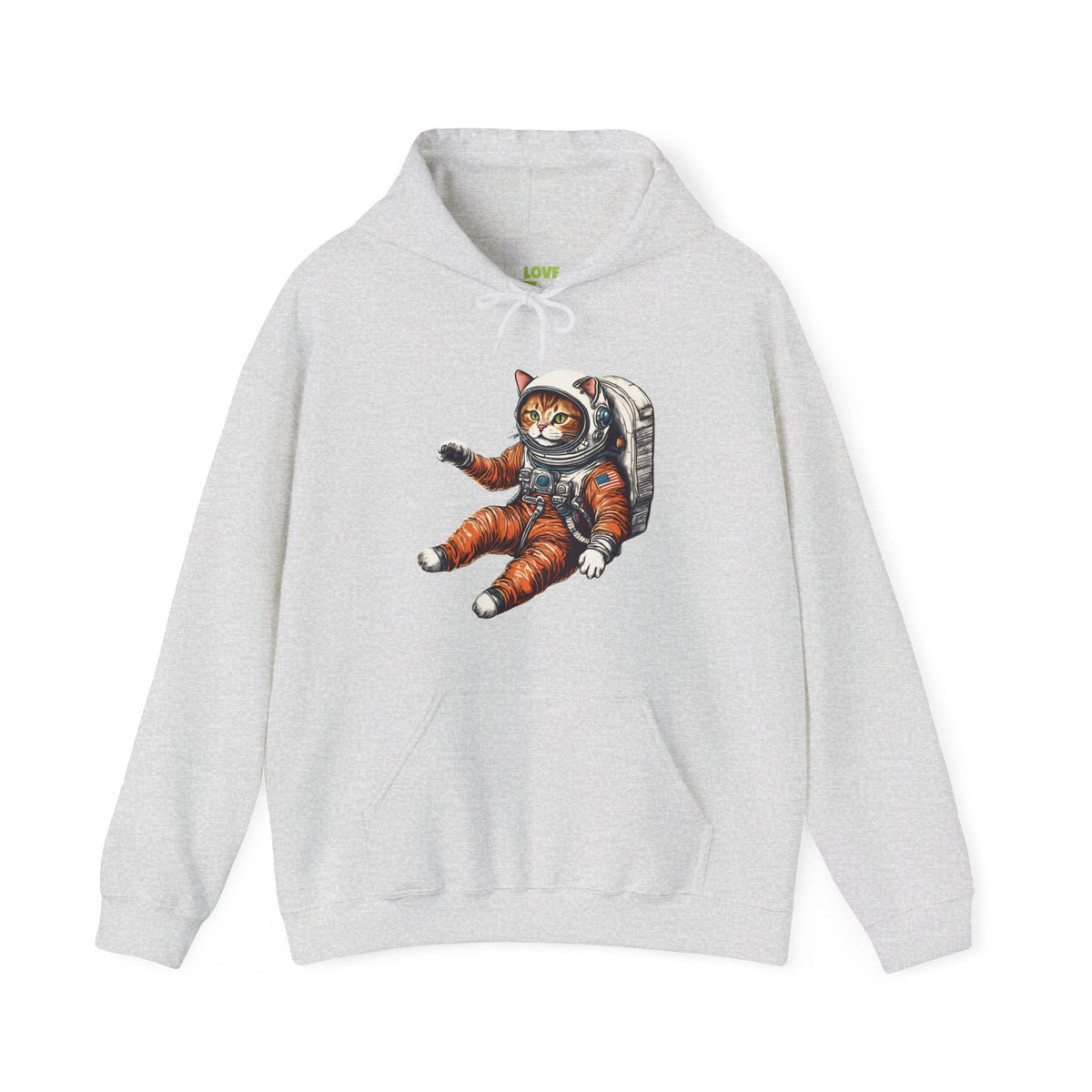 Redhead Spacecat Astronaut Hoodie - Cool Sci-Fi Sweatshirt