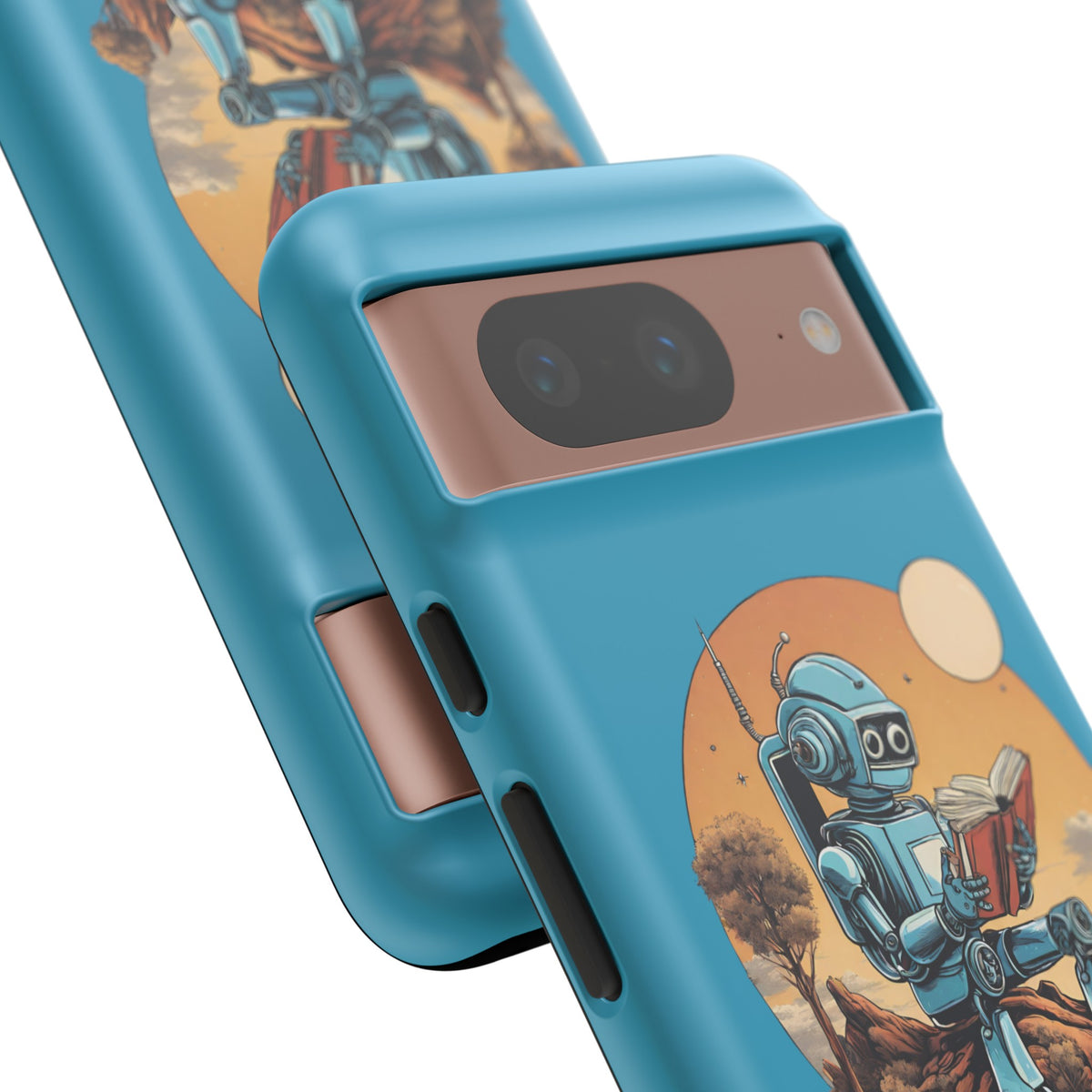 About Humans Robot SpaceArt Tough Google Pixel Mobile Cases