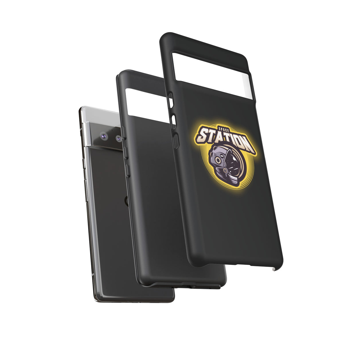 Space Station Sci-Fi Google Pixel Mobile Cases