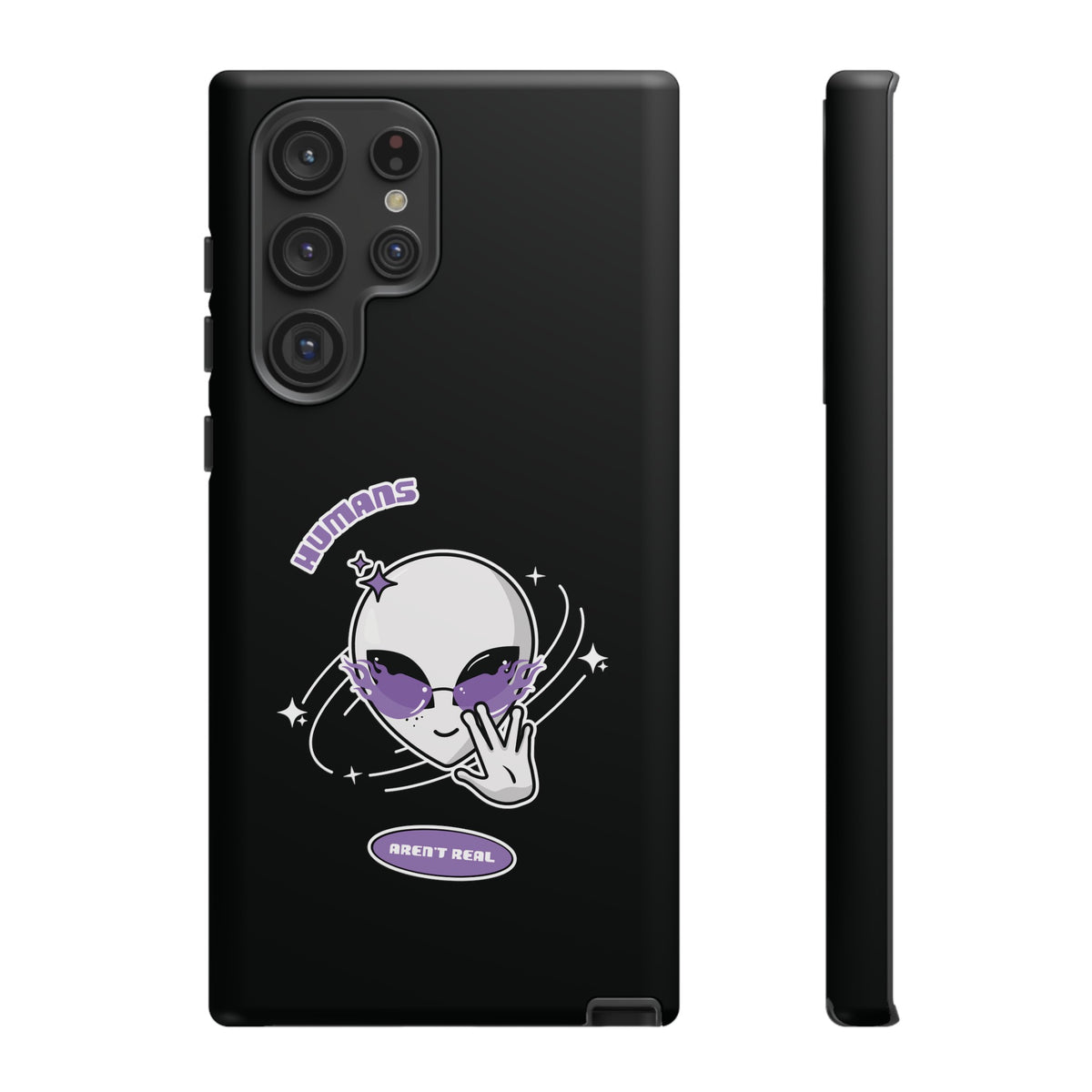 Sci-Fi Mobile Cases Humans Aren't Real UFO Samsung Galaxy