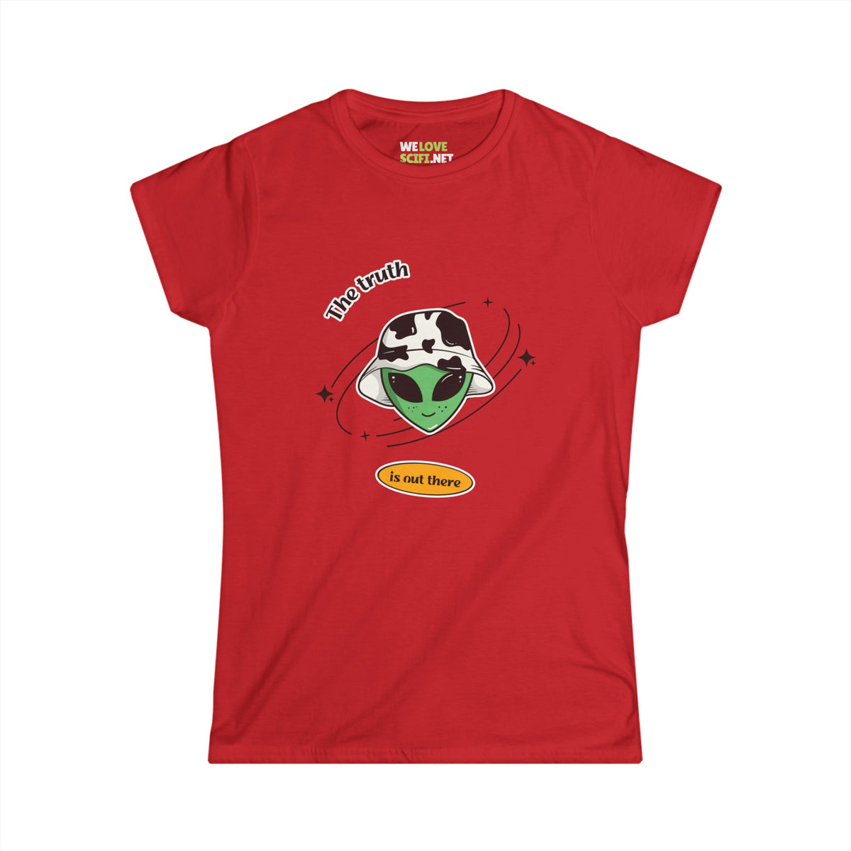 funny alien cow tee - Funny Alien Cow Woman's Tee