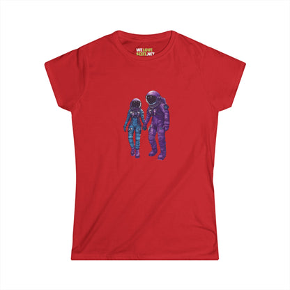 Space Art Tee Astronaut Woman's T-Shirt | SpaceDate No.2