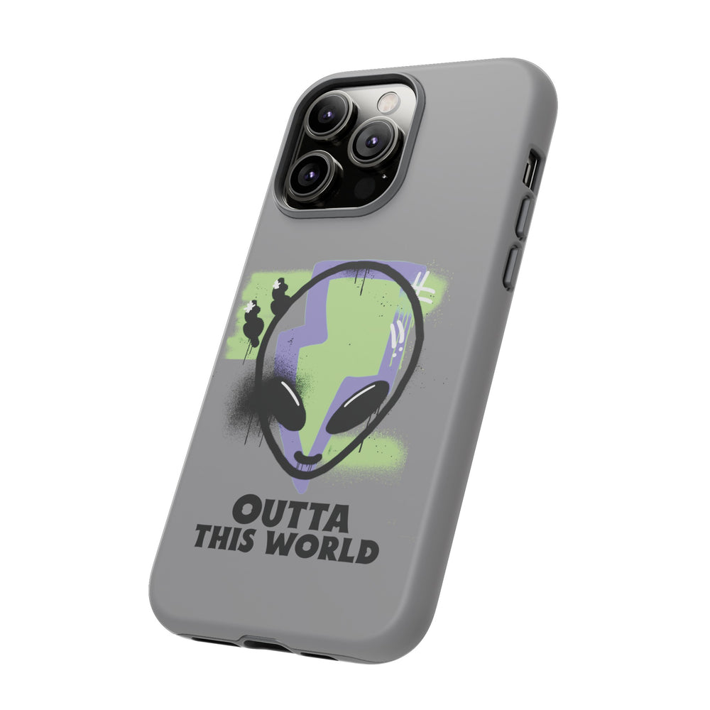 UFO iPhone Case Outta This World Sci-Fi Tough Mobile Cases