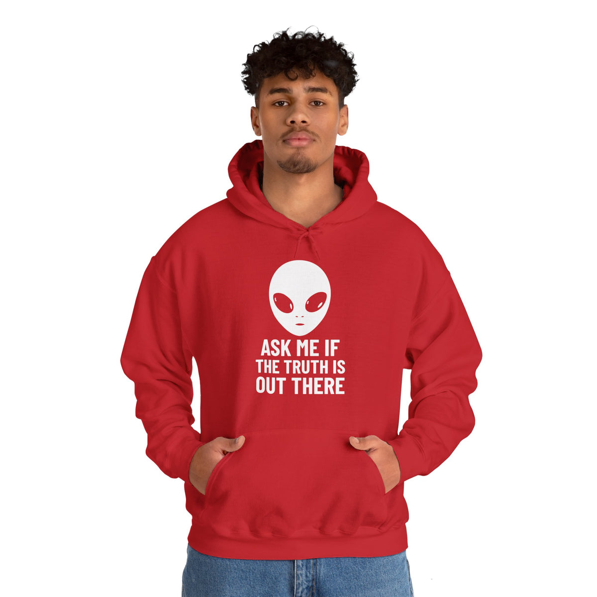 Funny UFO Hoodie - Ask Me If the Truth Is Out There