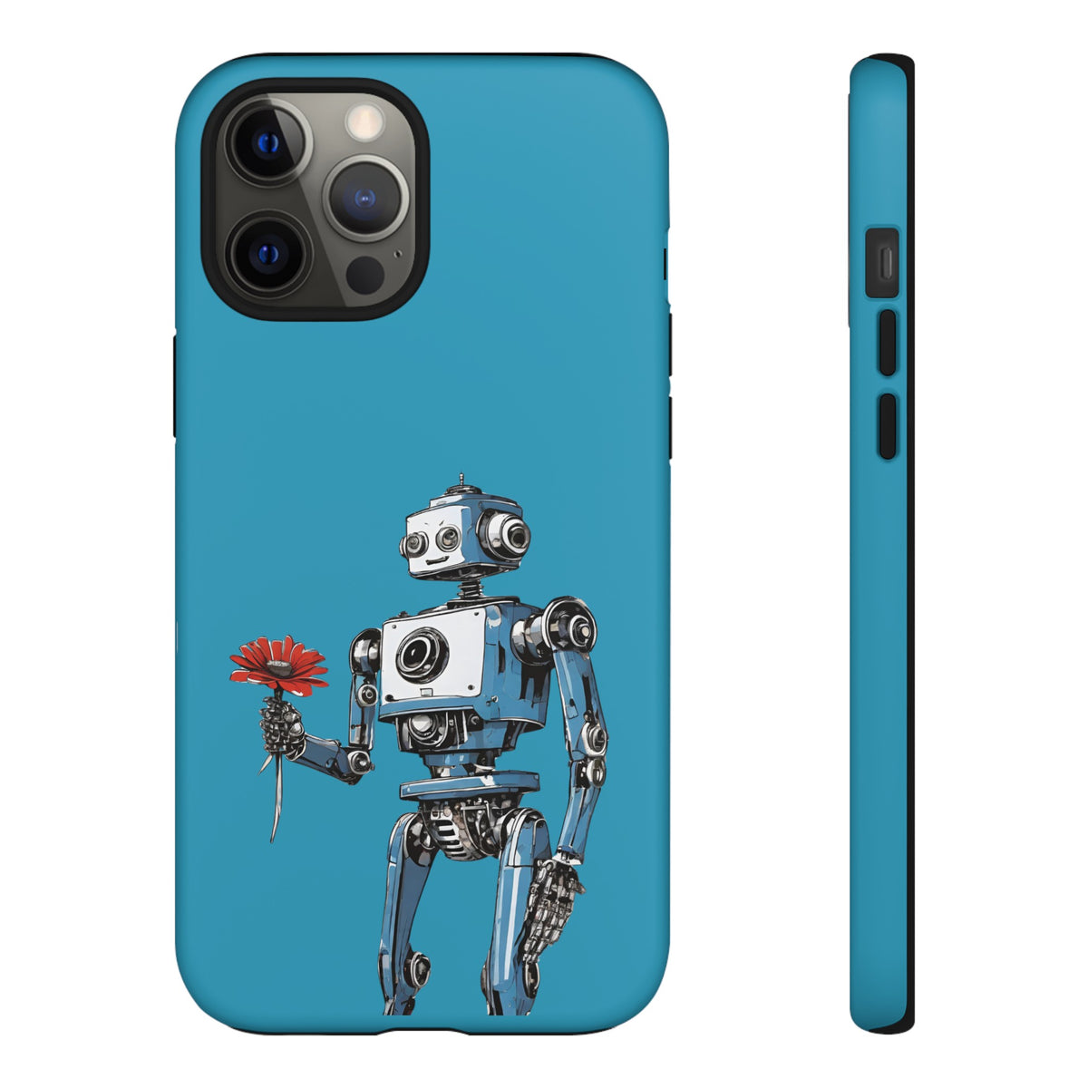 You Never Bring Me Flowers Robot SpaceArt Tough iPhone Mobile Cases-welovescifi.net