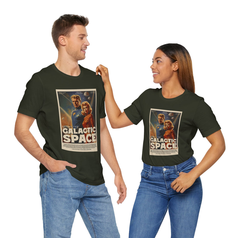 Beyond the Galactic Space Retro Sci-Fi T-Shirt-welovescifi