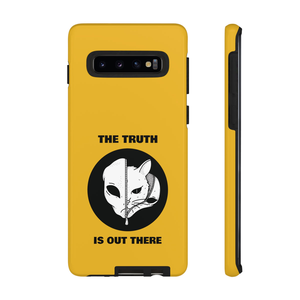 The Truth Is Outthere Funny Cat UFO Tough Samsung Galaxy Mobile Cases-welovescifi.net