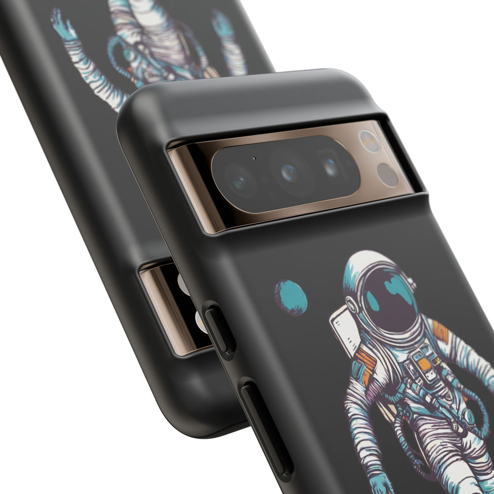 Mini-me Astronaut Spaceart Tough Google Pixel Mobile Cases