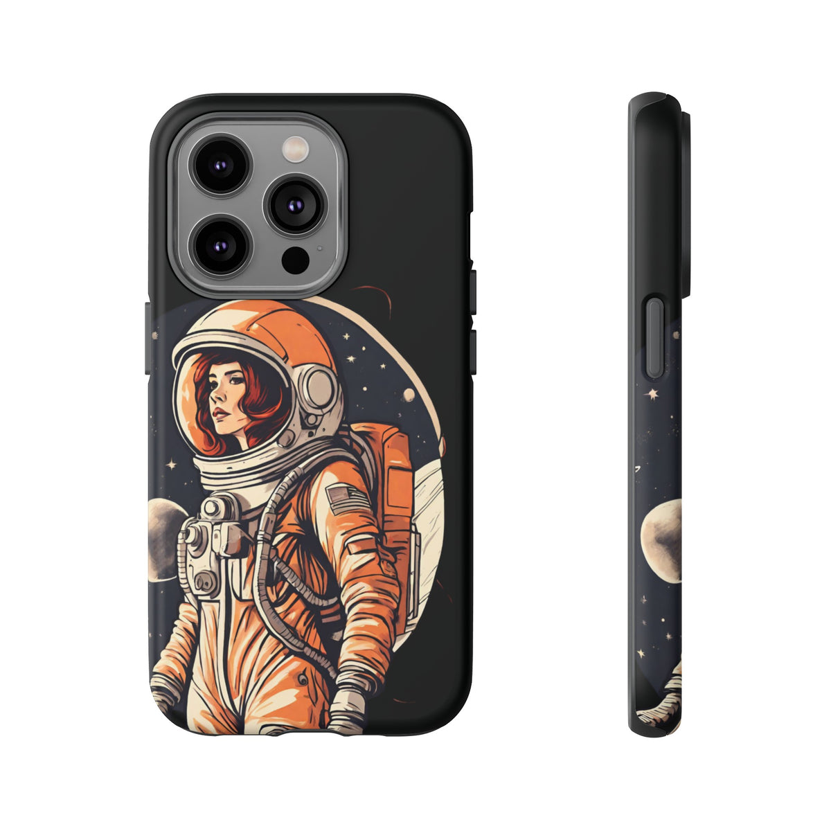 Spacegirl Astronaut Tough iPhone Mobile Cases WeLoveSciFi