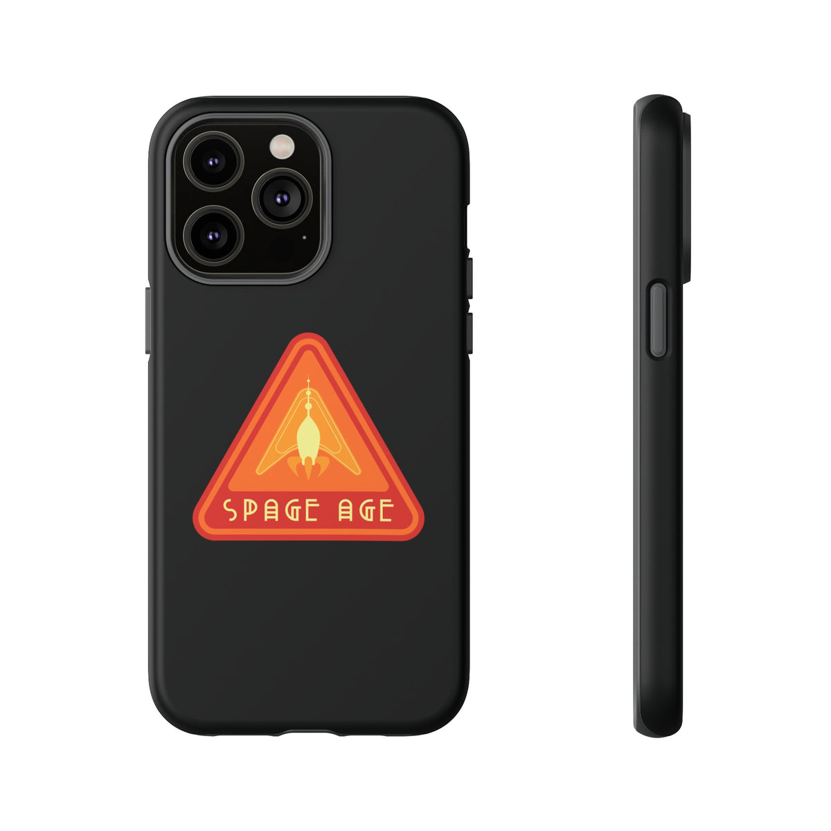 Space Age Retro Sci-Fi Tough iPhone Mobile Cases