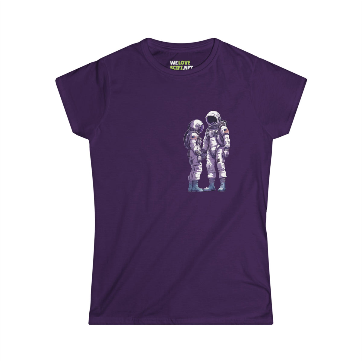 Space Art Tee | Mission Unknown Astronaut Women's Shirt