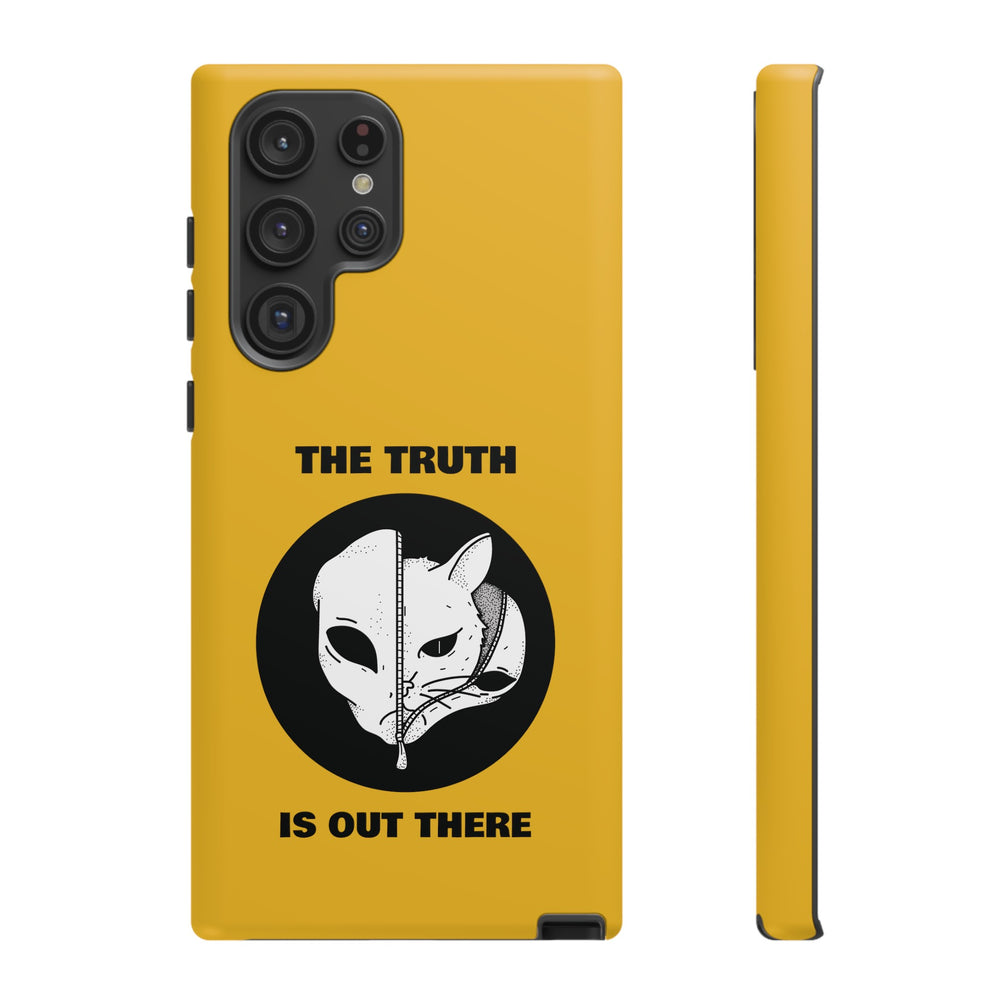 The Truth Is Outthere Funny Cat UFO Tough Samsung Galaxy Mobile Cases-welovescifi.net