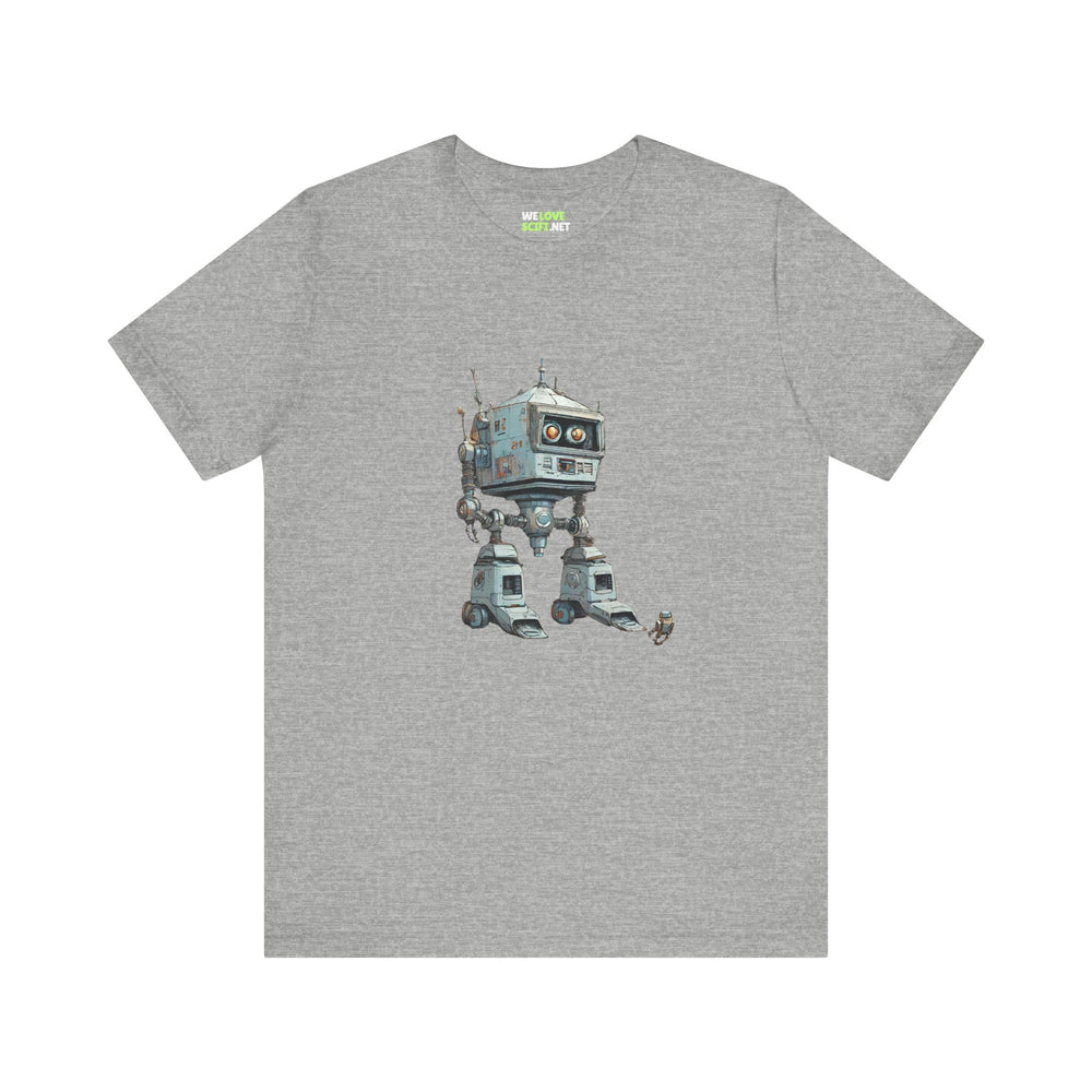 Get Out Of My Way Little Robot SpaceArt Sci-Fi T-Shirt