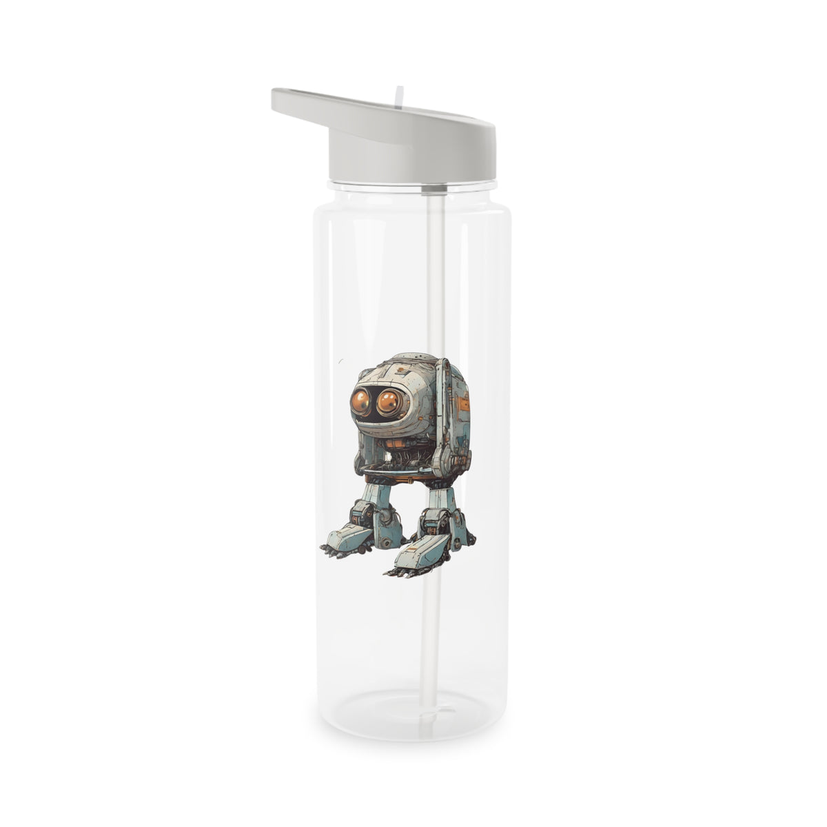 rusty space art robot water bottle-Hello Rusty SpaceArt