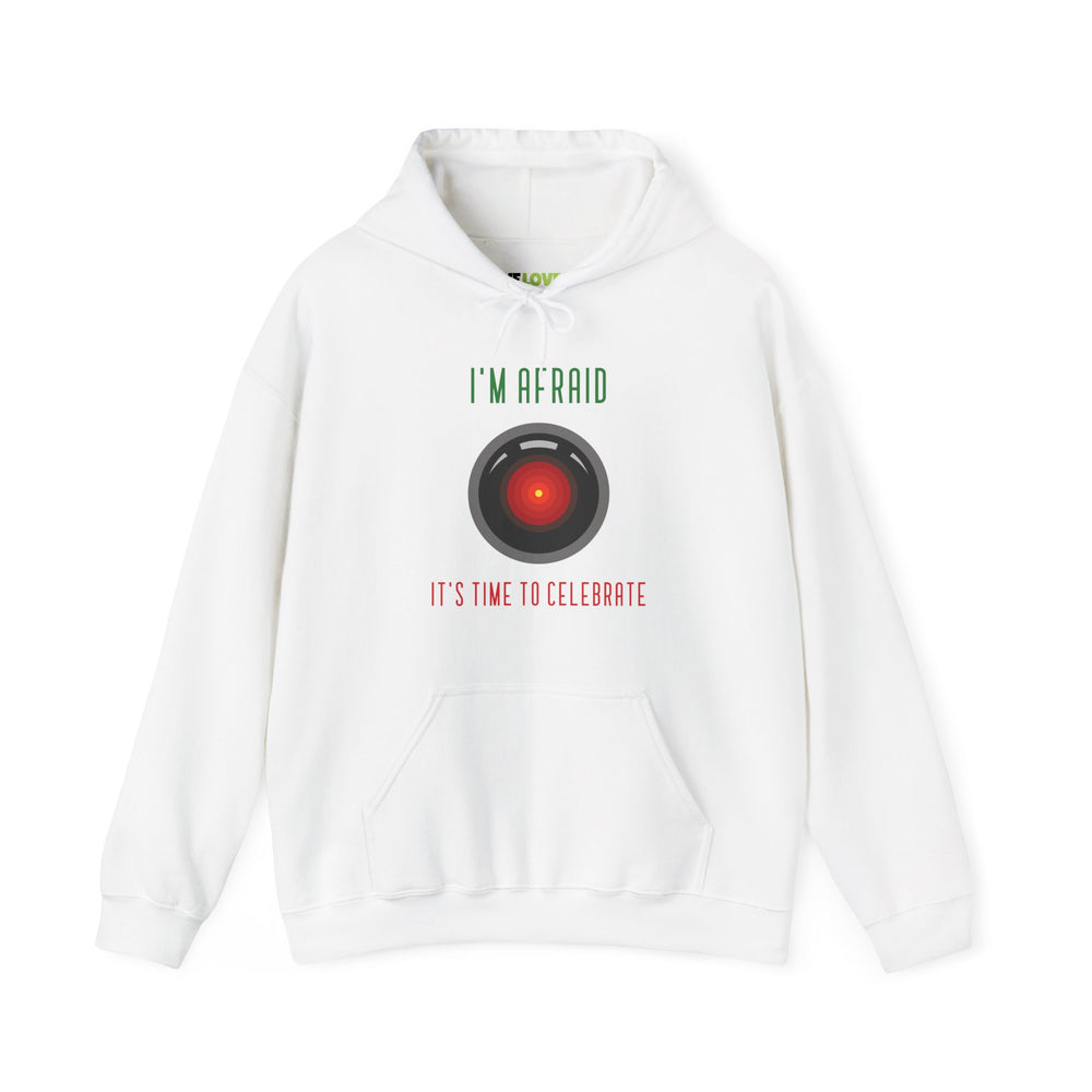 I’m Afraid Funny HAL9000 Christmas Unisex Hoodie-welovescifi.net