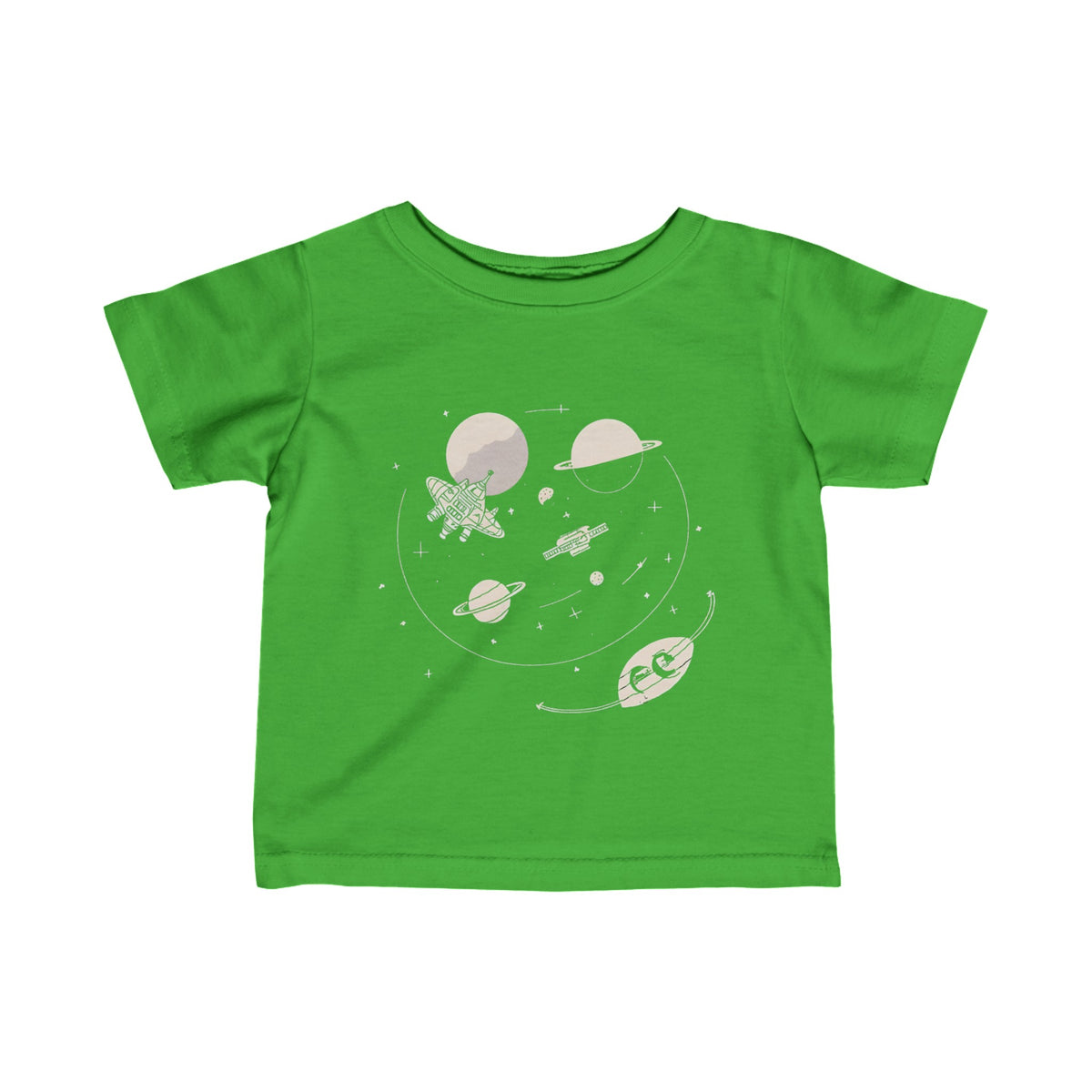 SpaceStation Tee for Infants - SciFi Fine Jersey Tee