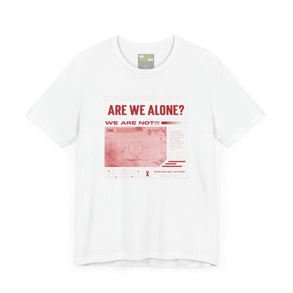 Are We Alone? UFO Sci-Fi T-Shirt-welovescifi.net