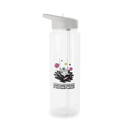 Funny Astronaut Water Bottle Sky is the Limit Tritan Bottle