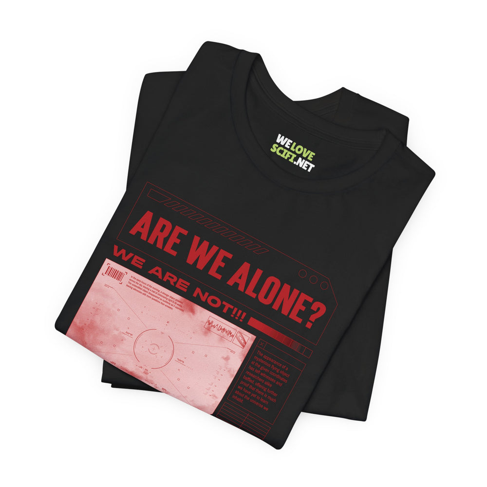 Are We Alone? UFO Sci-Fi T-Shirt-welovescifi.net