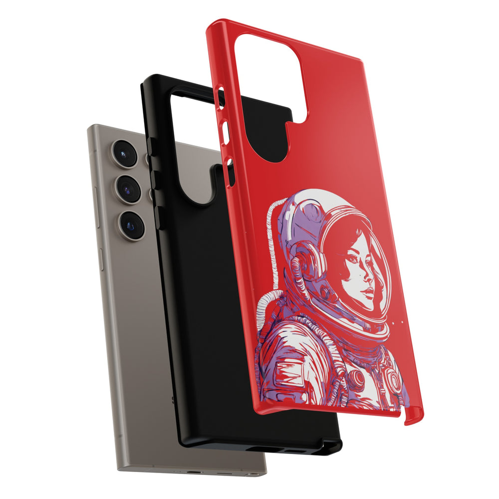 Duotone SpaceGirl SpaceArt Tough Samsung Galaxy Mobile Cases