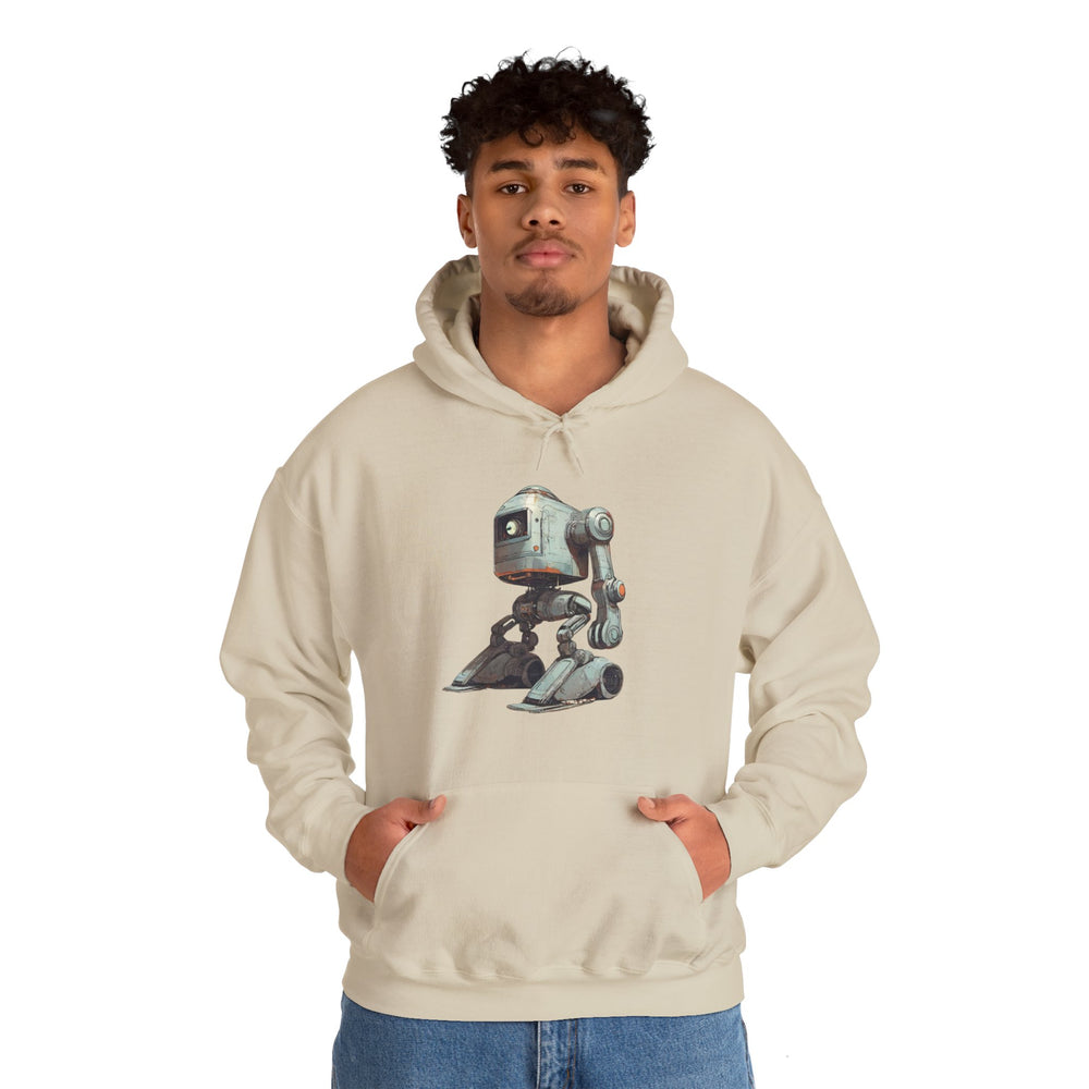 Robot Spaceart Hoodie - Ready-to-Go Sci-Fi Apparel