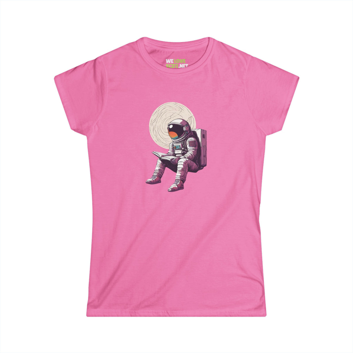 Space Art Tee - Astronaut Women's Shirt | Read That Book