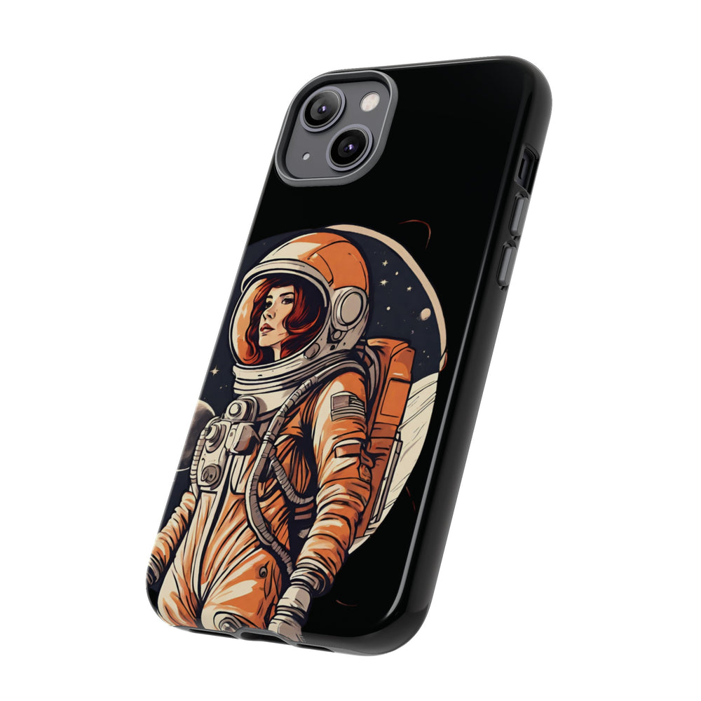 Spacegirl Astronaut Tough iPhone Mobile Cases WeLoveSciFi