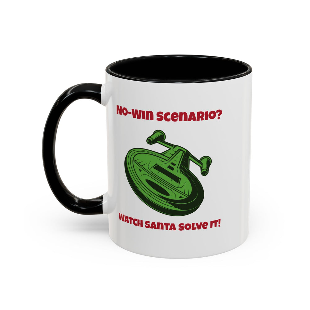 No Win Scenario SciFi Christmas Accent Mug-welovescifi.net