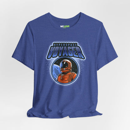 Hyperspace Voyager T-Shirt Sci-Fi Astronaut Tee WeLoveSciFi