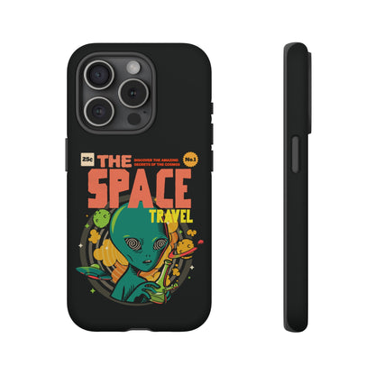 Sci-Fi Phone Case | Space Travel Comic UFO iPhone Cover