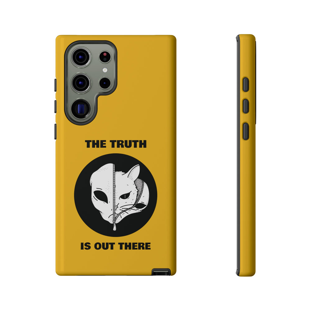 The Truth Is Outthere Funny Cat UFO Tough Samsung Galaxy Mobile Cases-welovescifi.net