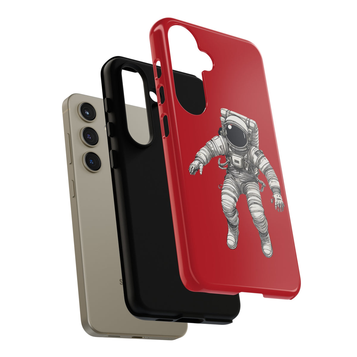 In Between Galaxies Astronaut Tough Galaxy Mobile Cases