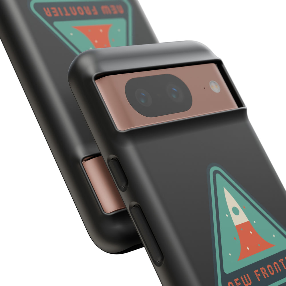 Retro Sci-Fi Google Pixel Cases | New Frontier Retro Sign