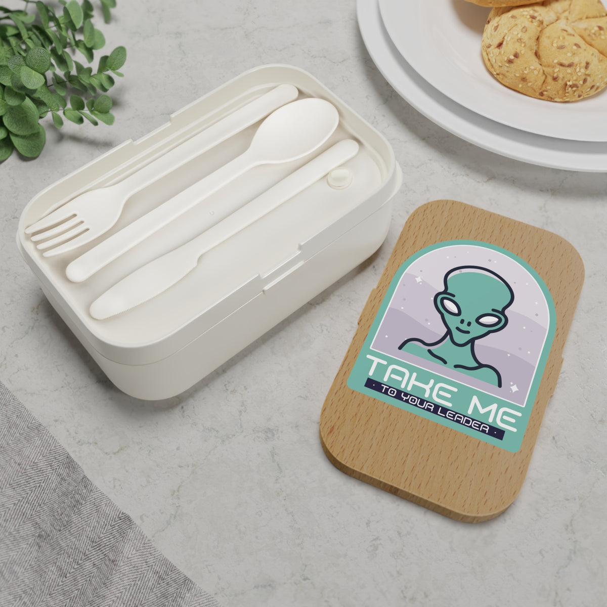 Take Me to Your Leader Alien Bento Lunch Box