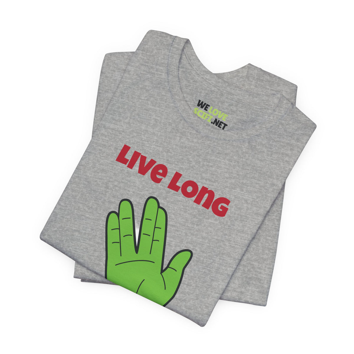 Live Long And Be Merry Funny Spock Christmas Unisex Tee-welovescifi.net